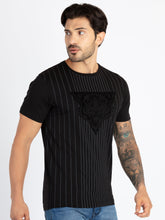 Mens Printed Round Neck T-Shirt